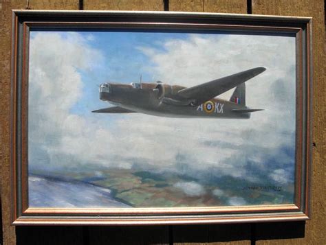 Original Wellington Bomber Painting