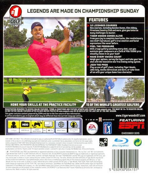 Tiger Woods PGA Tour 07 for the Playstation 3 : Electronic Arts : Free ...