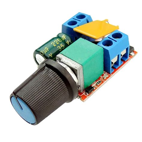 LIXF Mini DC Motor PWM Speed Controller 3V 6V 12V 24V 35VDC 90W 5a DC ...