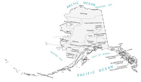 Alaska County Map - GIS Geography