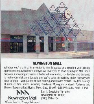 A entryway structure like the one at Newington Mall Tax Free Savings ...