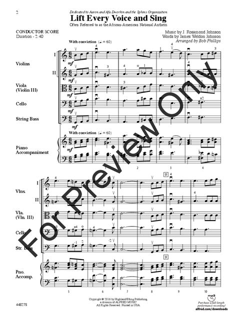 Lift Every Voice and Sing by J. Rosamond Johnson/ | J.W. Pepper Sheet Music