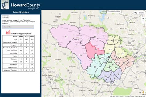 Howard County School Map - Cities And Towns Map