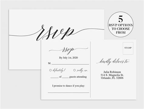 Free Printable Rsvp Cards - Free Printable