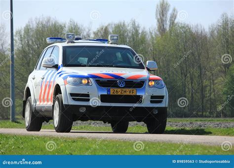 Amsterdam, the Netherlands: April 2nd 2017: Dutch Police Car Editorial ...