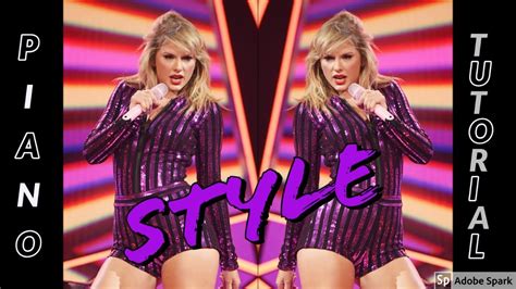 TAYLOR SWIFT - "STYLE" BEGINNERS PIANO TUTORIAL | #LEARN IT WITH ME | - YouTube