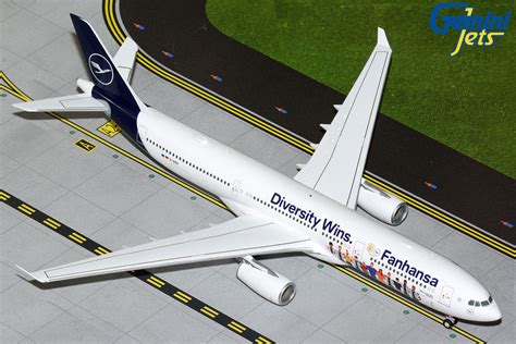 Gemini200 G2DLH1221 Lufthansa Airbus A330-300 Fanhansa Diversity Wins D ...