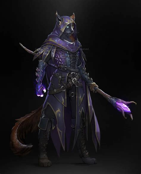 (3) [OC][Art] Tabaxi Warlock : DnD Fantasy Character Art, Fantasy Rpg, Rpg Character, Character ...