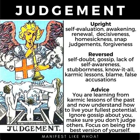 The Judgement Tarot Card Guide & Meanings – Manifest Like Whoa!