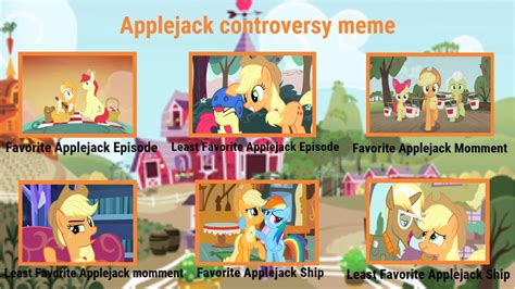 Applejack Controversy Meme by GeoNonnyJenny on DeviantArt