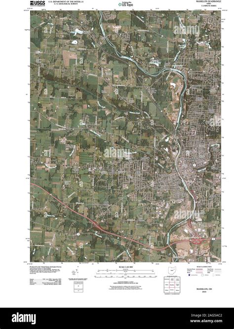 Massillon ohio map Cut Out Stock Images & Pictures - Alamy