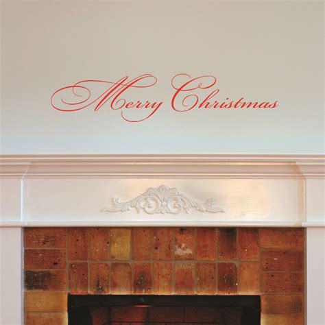 Merry Christmas Script Wall Quotes™ Decal | WallQuotes.com