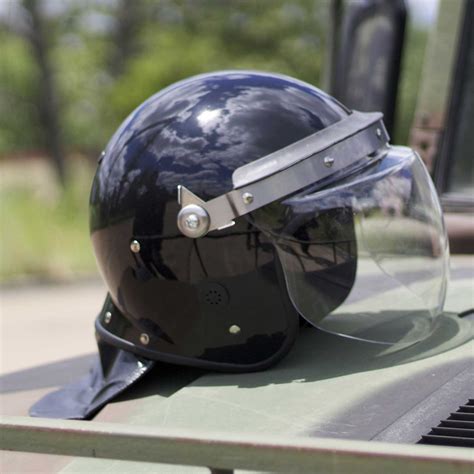 Riot Helmet with Face Shield - Police Helmet with Visor