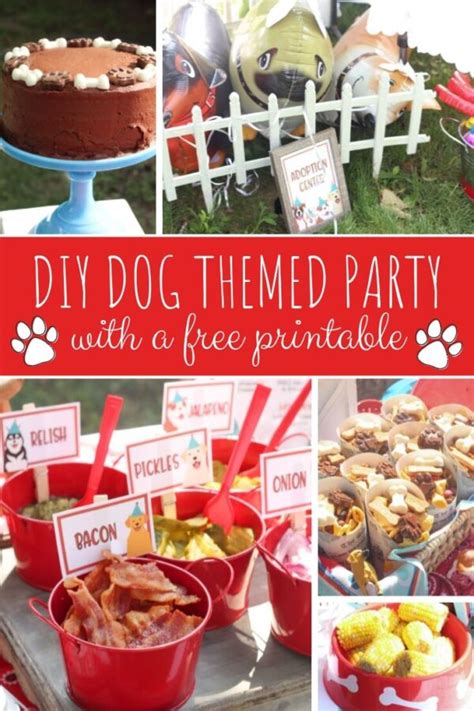 Adorable DIY Dog Themed Birthday Party