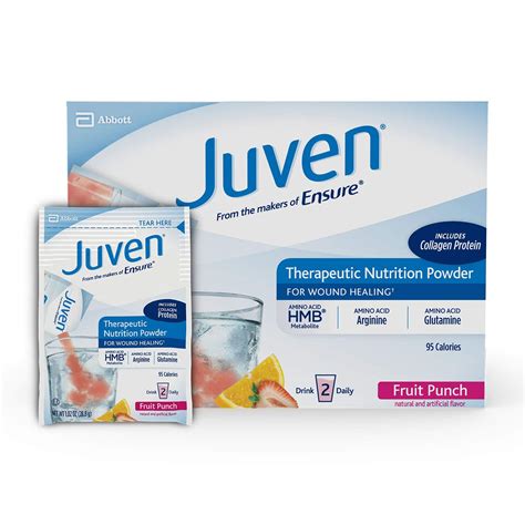 Juven Therapeutic Nutrition Drink Mix Powder for Wound Healing Includes ...