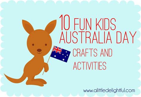 10 Australia Day crafts and activities! - a little delightful | Australia day, Australia crafts ...