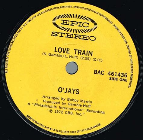 O'Jays* - Love Train (1973, Vinyl) | Discogs