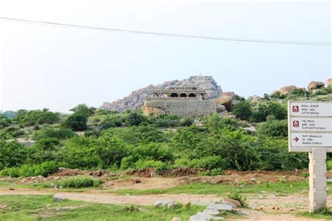 Fort of vijayanagar stock image. Image of centuary, city - 99688049