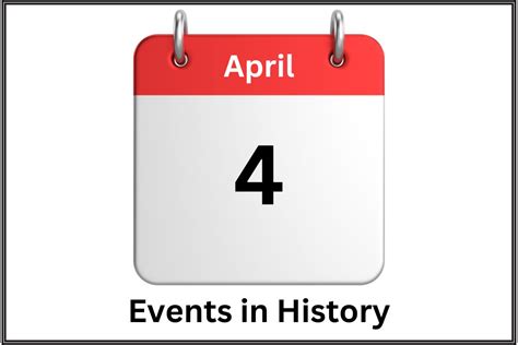 April 4 – On this Day in History - Have Fun With History