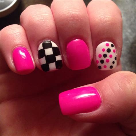 Checkered nails | Nails, Diy nail designs, Nail designs