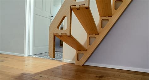 Folding Staircase by Bcompact Design | Handkrafted