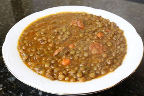 Cocina andaluza: Lentejas estofadas con chorizo