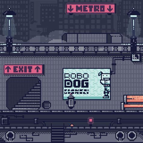 'Cyberpunk Metro' - Pixel Art Animation :: Behance