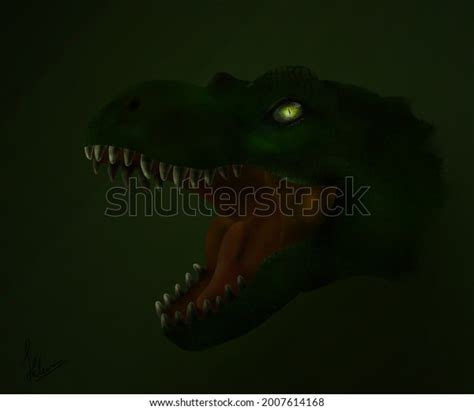 Illustration Scary T Rex 3d Stock Illustration 2007614168 | Shutterstock