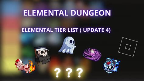 Tier List atualizado elemental dungeon (Update 4) - YouTube