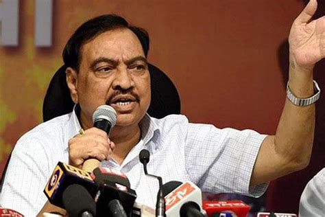 Eknath Khadse's Move to Quit Party Shocking, Bitter Truth, Say ...