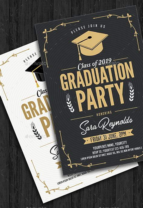 Graduation Ceremony Invitation Card