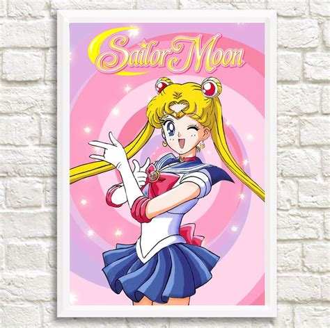 Sailor Moon Poster Printable Printable-prints-anime-sailor - Etsy | Mini canvas art, Moon poster ...