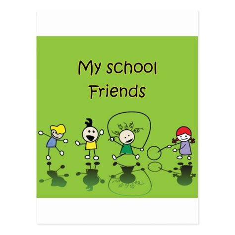 My School Friends Postcard | Zazzle