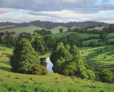 Trees and Rolling Hills - Landscape Painting Tutorial Video