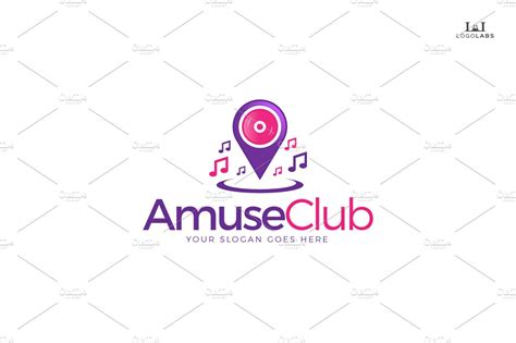 Amuse Club Logo | Branding & Logo Templates ~ Creative Market