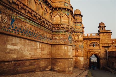 Gwalior Fort in Madhya Pradesh, India Stock Image - Image of gwalior, detail: 111221155