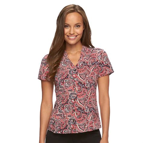 Womens Paisley Blouse | Kohl's