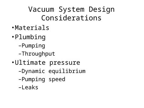 (PPT) Vacuum System Design - DOKUMEN.TIPS