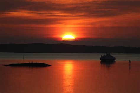 Canoe Boat With Sunset View · Free Stock Photo