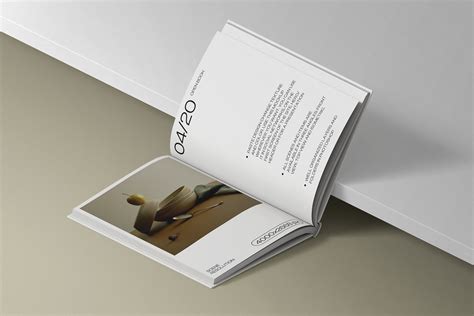 Open Hard Cover Book Mockup V1 Isometric | Mockup store | Creatoom