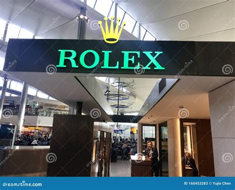 Rolex Retail Store in Heathrow Airport Editorial Stock Photo - Image of ...