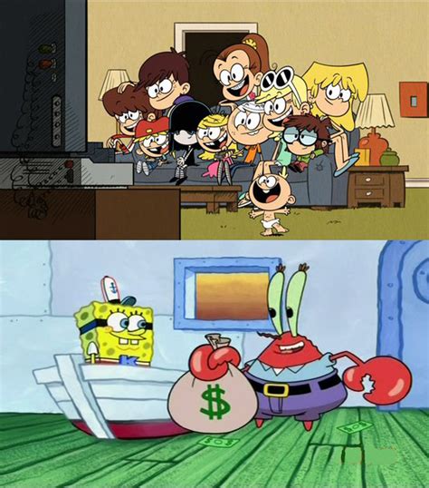 The Loud kids watch Spongebob by BobClampettFan164 on DeviantArt