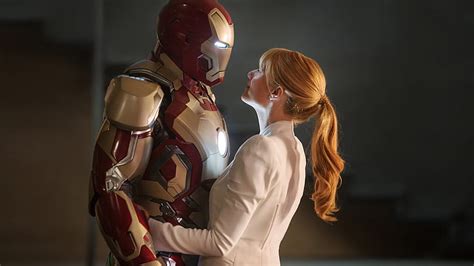 HD wallpaper: Iron Man 3 Tony Stark intimate with Pepper Potts, movies ...