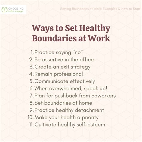 How to Set Healthy Boundaries at Work