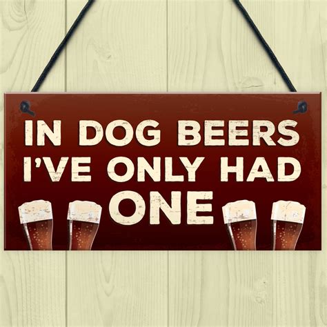 Funny Bar Sign Garden Hanging Plaque Alcohol Man Cave Beer Sign