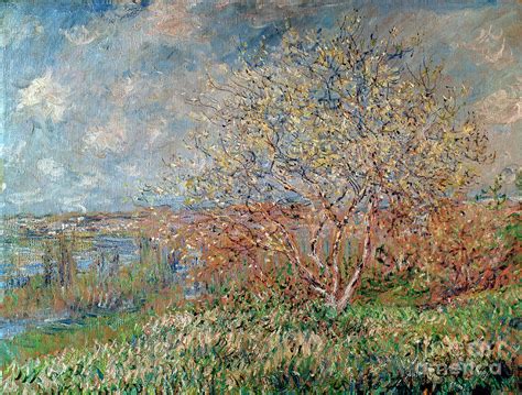 Spring Painting by Claude Monet - Pixels