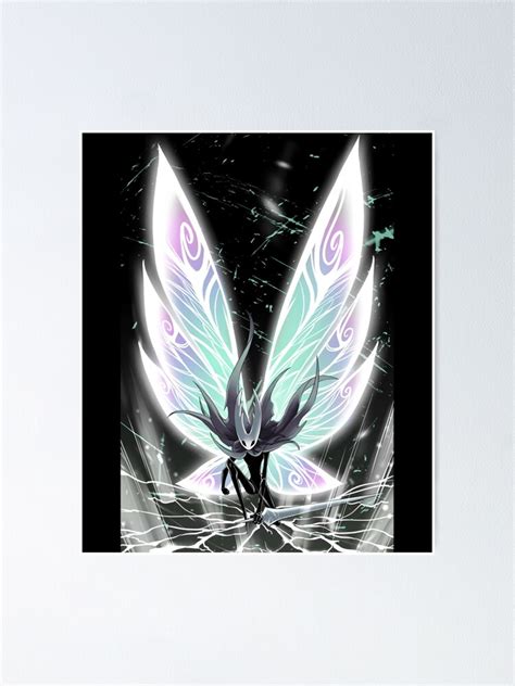 "hollow knight monarch wings art " Poster for Sale by RYLIEHAASE | Redbubble