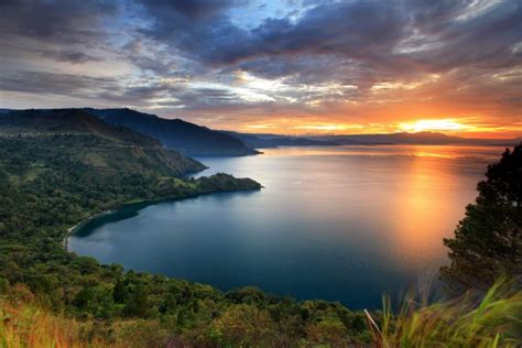 Check out: Lake Toba in Sumatra, the world's largest crater lake