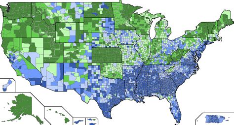 2016 Democratic Primary Result Maps