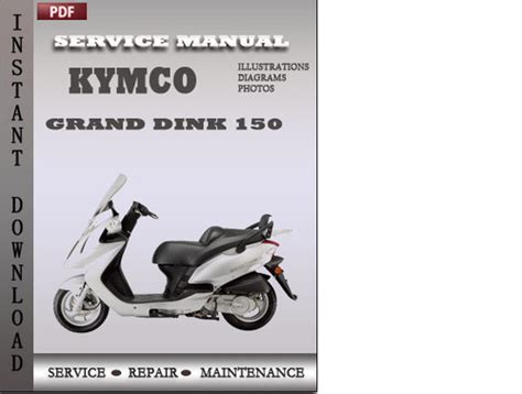 Kymco Grand Dink 150 Service Repair Manual Download - Tradebit